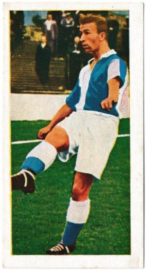 Chix - 'Famous Footballers (Series 3)' (1955) - Card #8 - Brian Douglas (Blackburn Rovers)