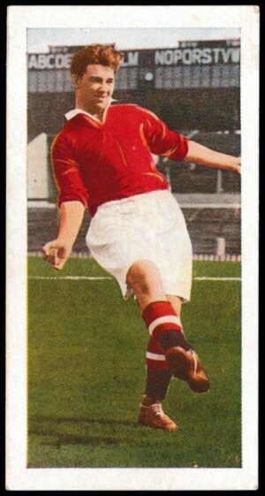 Chix - 'Famous Footballers (Series 2)' - Card #39 - J. Blanchflower (Manchester Utd)