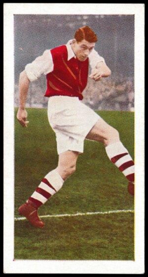 Chix - 'Famous Footballers (Series 2)' - Card #44 - Cliff Holton (Arsenal)