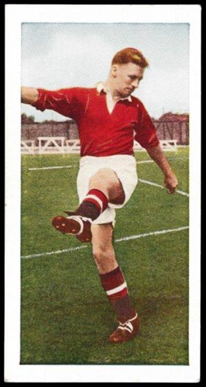 Chix - 'Famous Footballers (Series 2)' - Card #46 - Roger Byrne (Manchester Utd)