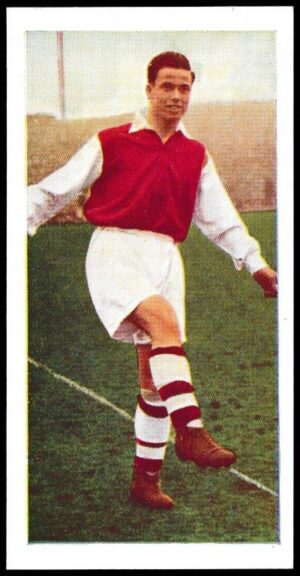 Chix - 'Famous Footballers (Series 2)' - Card #9 - Derek Tapscott (Arsenal)
