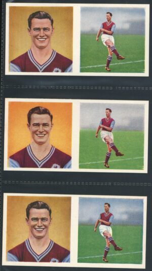 Chix - 'Footballers (Double) 3 Variants' (1960) - Peter McParland (Aston Villa)