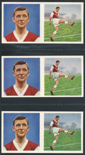 Chix - 'Footballers (Double) 3 Variants' (1960) - David Herd (Arsenal)