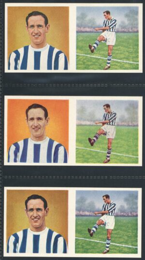 Chix - 'Footballers (Double) 3 Variants' (1960) - Derek Hogg (West Bromwich Albion)