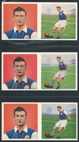 Chix - 'Footballers (Double) 3 Variants' (1960) - L. Carberry (Ipswich Town)