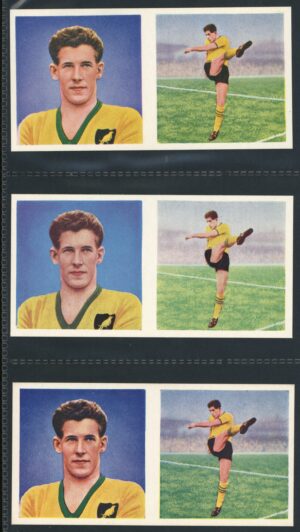 Chix - 'Footballers (Double) 3 Variants' (1960) - Terry Bly (Norwich City)