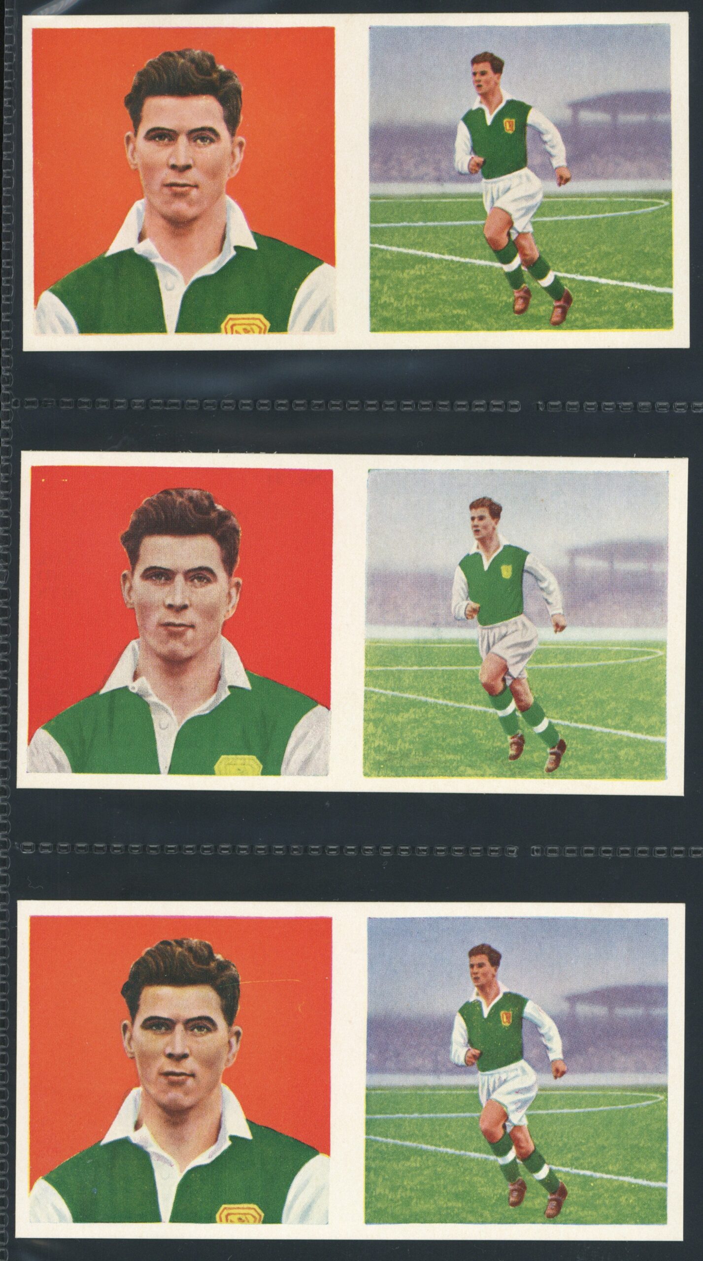 Chix - 'Footballers (Double) 3 Variants' (1960) - Gordon Smith (Hibernian) Chix - 'Footballers (Double) 3 Variants' (1960) - Gordon Smith (Hibernian)