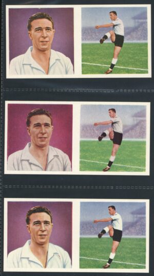 Chix - 'Footballers (Double) 3 Variants' (1960) - Bob Morton (Luton Town)