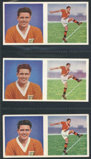 Chix - 'Footballers (Double) 3 Variants' (1960) - W. Perry (Blackpool)
