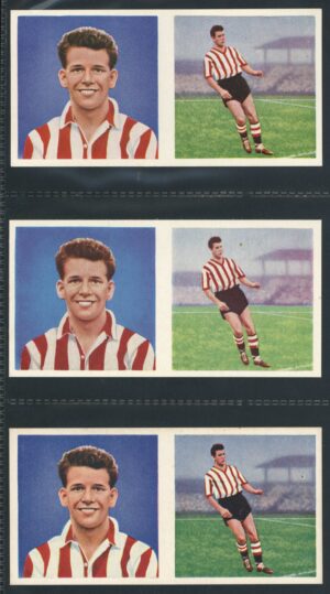 Chix - 'Footballers (Double) 3 Variants' (1960) - Graham Shaw (Sheffield United)
