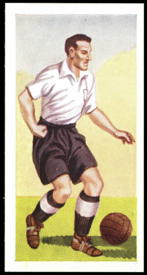 Chix - 'Famous Footballers S1 (1-24)' #22 - Bert Mozley (Derby County) (1955) Chix - 'Famous Footballers S1 (1-24)' #22 - Bert Mozley (Derby County) (1955)