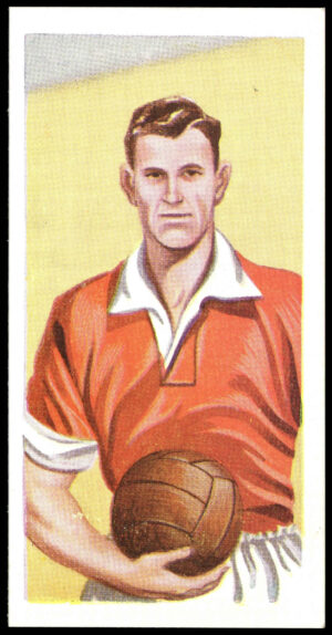 Chix - 'Famous Footballers S1 (1-24)' #23 - Jack Rowley (Manchester United) (1955) Chix - 'Famous Footballers S1 (1-24)' #23 - Jack Rowley (Manchester United) (1955)