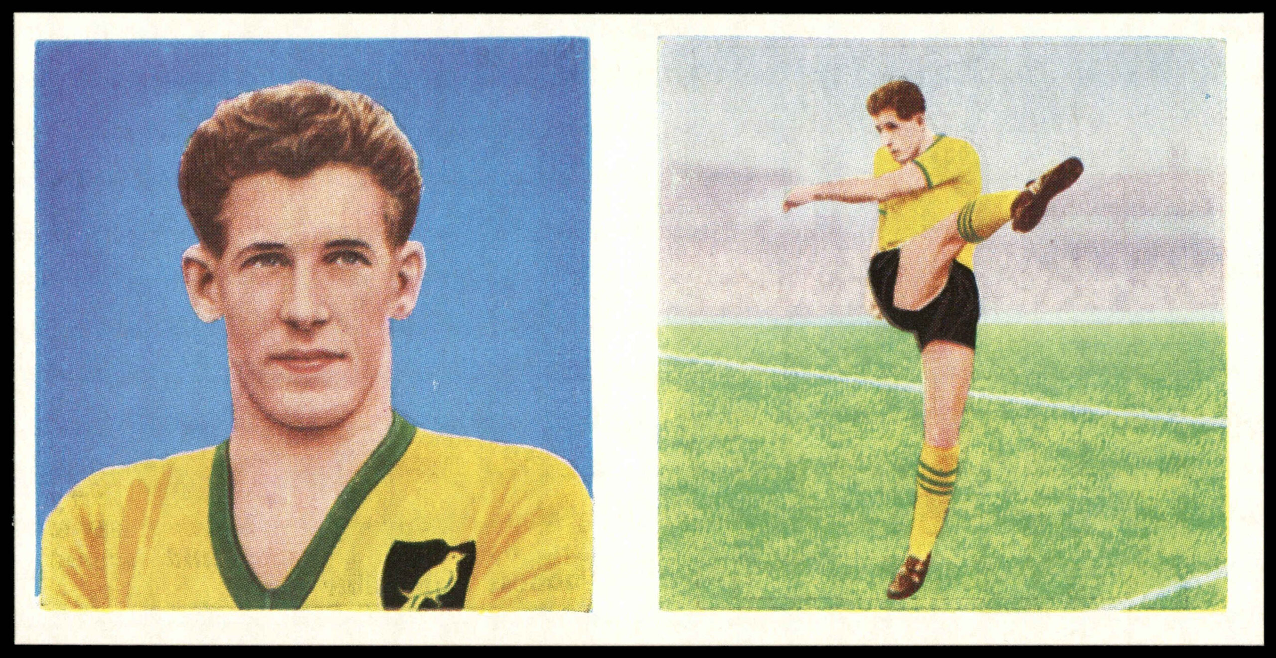 Chix - 'Footballers (Double)' (1960) - #26 - Terry Bly (Norwich City) Chix - 'Footballers (Double)' (1960) - #26 - Terry Bly (Norwich City)