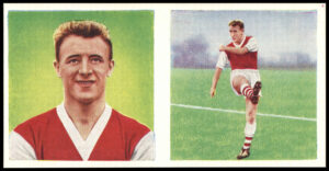 Chix - 'Footballers (Double)' (1960) - #33 - Tommy Docherty (Arsenal)