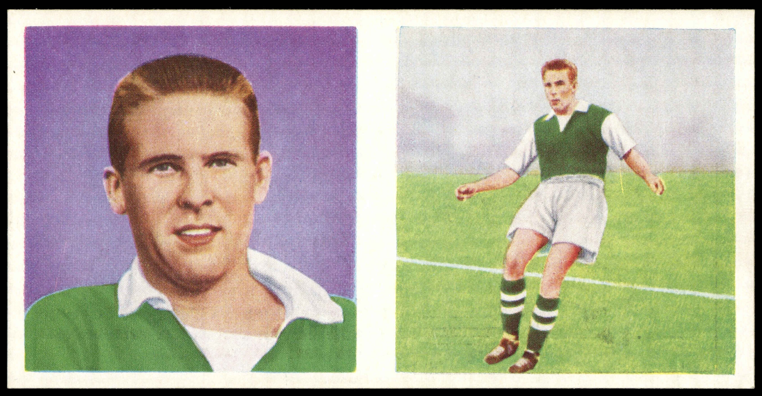 Chix - 'Footballers (Double)' (1960) - #4 - W. Bellett (Plymouth Argyle) Chix - 'Footballers (Double)' (1960) - #4 - W. Bellett (Plymouth Argyle)