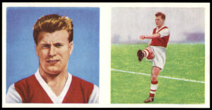 Chix - 'Footballers (Double)' (1960) - #7 - Jackie Henderson (Arsenal)