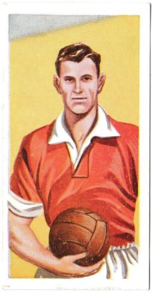 Chix - 'Famous Footballers (Series 1B)' (1955) - Card #23 - Jack Rowley (Manchester United)