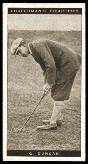 Churchman - 'Famous Golfers' (1927) - George Duncan