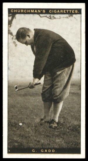 Churchman - 'Famous Golfers' (1927) - George Gadd