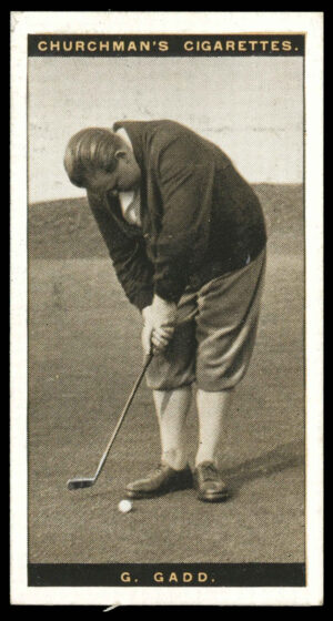 Churchman - 'Famous Golfers' (1927) - George Gadd