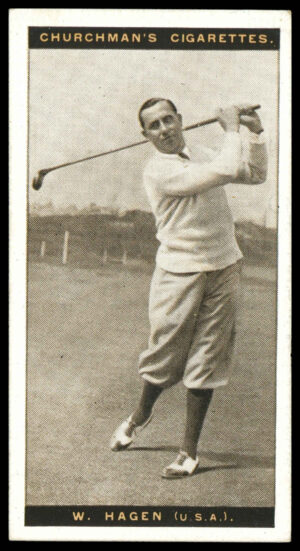 Churchman - 'Famous Golfers' (1927) - Walter Hagen **PSA3.5**