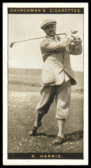 Churchman - 'Famous Golfers' (1927) - Robert Harris