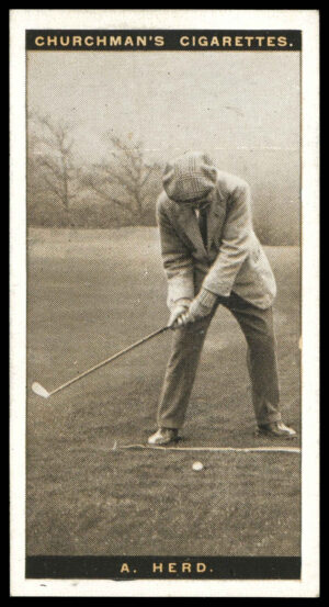 Churchman - 'Famous Golfers' (1927) - Alexander Herd