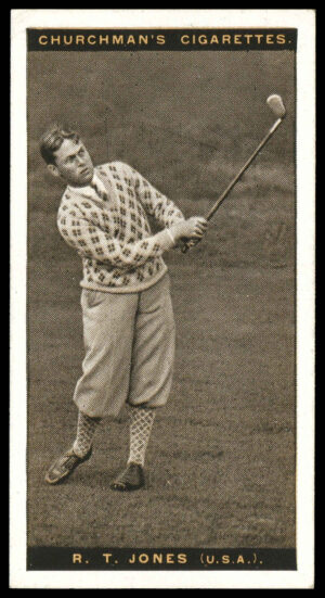 Churchman - Robert Tyre Jones -  'Famous Golfers'  - (1927)