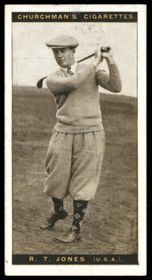 Churchman - Robert Tyre Jones -  'Famous Golfers'  - (1927)