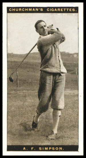 Churchman - 'Famous Golfers' (1927) - Alexander Frederick Simpson