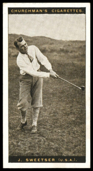 Churchman - 'Famous Golfers' (1927) - Jess C.W. Sweetser