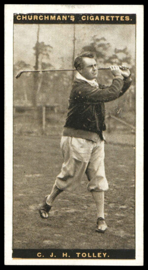 Churchman - 'Famous Golfers' (1927) - Cyril James Hastings Tolley