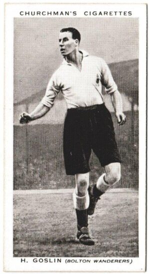 Churchman (W.A. & A.C) - 'Association Footballers' (1938) - Card #15 - H. Goslin (Bolton Wanderers)