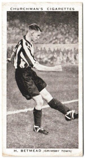 Churchman (W.A. & A.C) - 'Association Footballers' (1938) - Card #2 - H. Betmead (Grimsby Town)