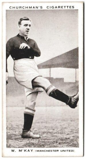 Churchman (W.A. & A.C) - 'Association Footballers' (1938) - Card #26 - W. McKay (Manchester United)