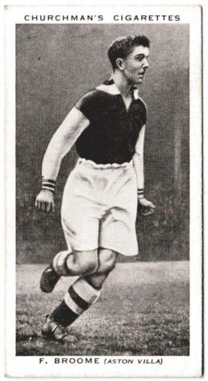 Churchman (W.A. & A.C) - 'Association Footballers' (1938) - Card #3 - F. Broome (Aston Villa)