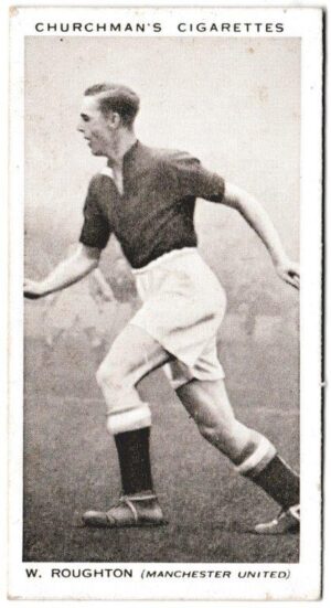 Churchman (W.A. & A.C) - 'Association Footballers' (1938) - Card #37 - W. Roughton (Manchester United)