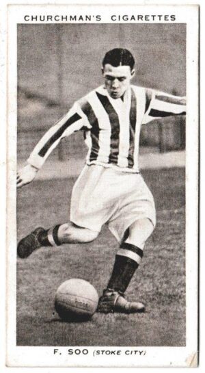 Churchman (W.A. & A.C) - 'Association Footballers' (1938) - Card #41 - F. Soo (Stoke City)