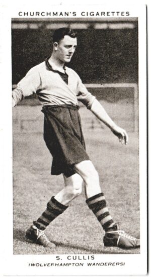 Churchman (W.A. & A.C) - 'Association Footballers (Series 2)' (1939) - Card #11 - S. Cullis (Wolverhampton Wanderers)