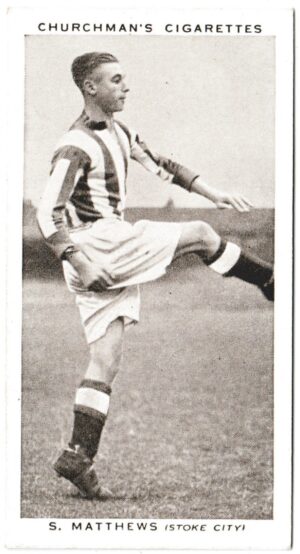 Churchman (W.A. & A.C) - 'Association Footballers (Series 2)' (1939) - Card #35 - S. Matthews (Stoke City)