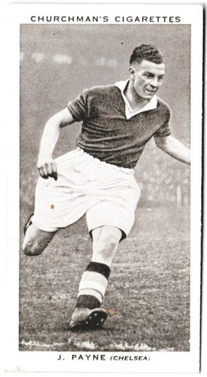 Churchman (W.A. & A.C) - 'Association Footballers (Series 2)' (1939) - Card #37 - J. Payne (Chelsea)