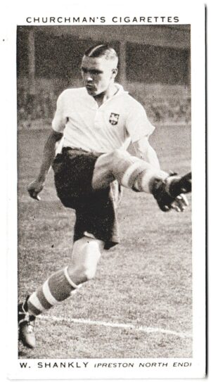 Churchman (W.A. & A.C) - 'Association Footballers (Series 2)' (1939) - Card #42 - W. Shankly (Preston North End)