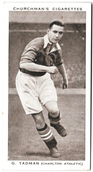 Churchman (W.A. & A.C) - 'Association Footballers (Series 2)' (1939) - Card #46 - G. Tadman (Charlton Athletic)