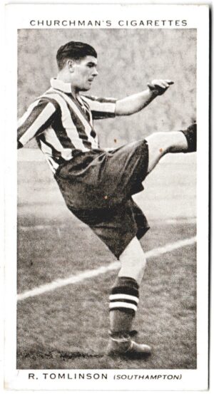 Churchman (W.A. & A.C) - 'Association Footballers (Series 2)' (1939) - Card #47 - R. Tomlinson (Southampton)