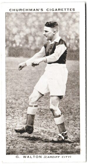 Churchman (W.A. & A.C) - 'Association Footballers (Series 2)' (1939) - Card #49 - G. Walton (Cardiff City)