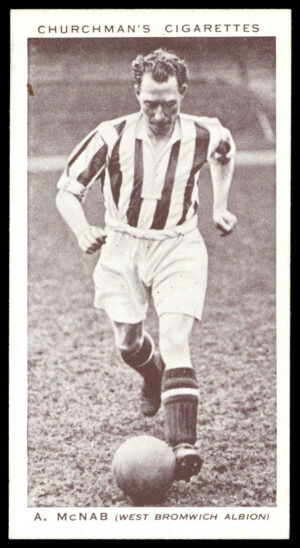 Churchman - 'Association Footballers' (1938) - #27 - A. McNab (West Bromwich Albion)