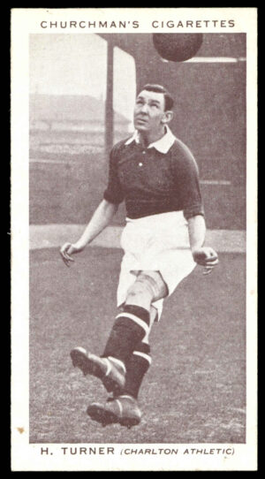Churchman - 'Association Footballers' (1938) - #44 - H. Turner (Charlton Athletic)