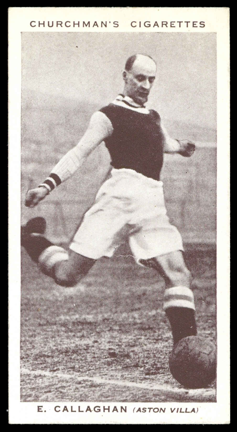 Churchman - 'Association Footballers' (1938) - #5 - E. Callaghan (Chelsea) Churchman - 'Association Footballers' (1938) - #5 - E. Callaghan (Chelsea)