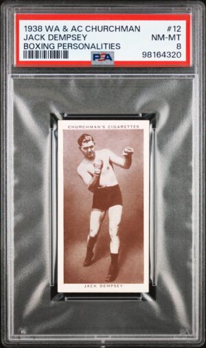 Churchman - Boxing Personalities - Jack Dempsey **PSA8**
