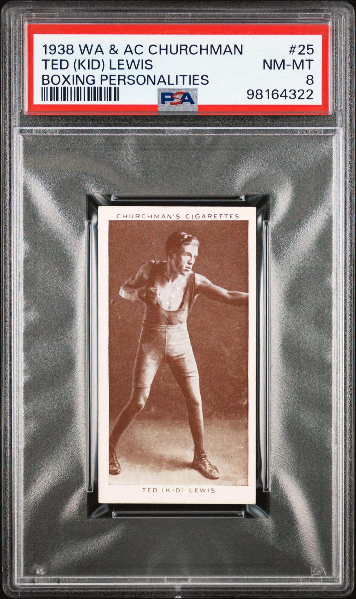 Churchman - Boxing Personalities - Ted (Kid) Lewis **PSA8** **Rookie** Churchman - Boxing Personalities - Ted (Kid) Lewis **PSA8** **Rookie**